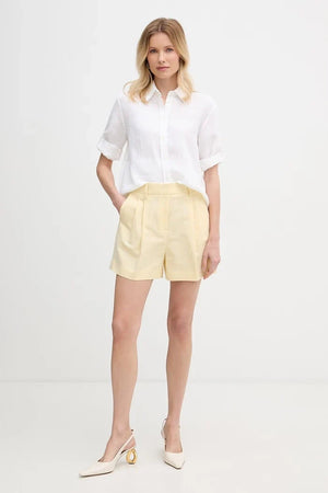 MICHAEL Michael Kors Shorts de mujer de lino