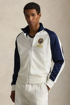 Sudadera de hombre de algodón con cremallera Polo Ralph Lauren Wimbledon