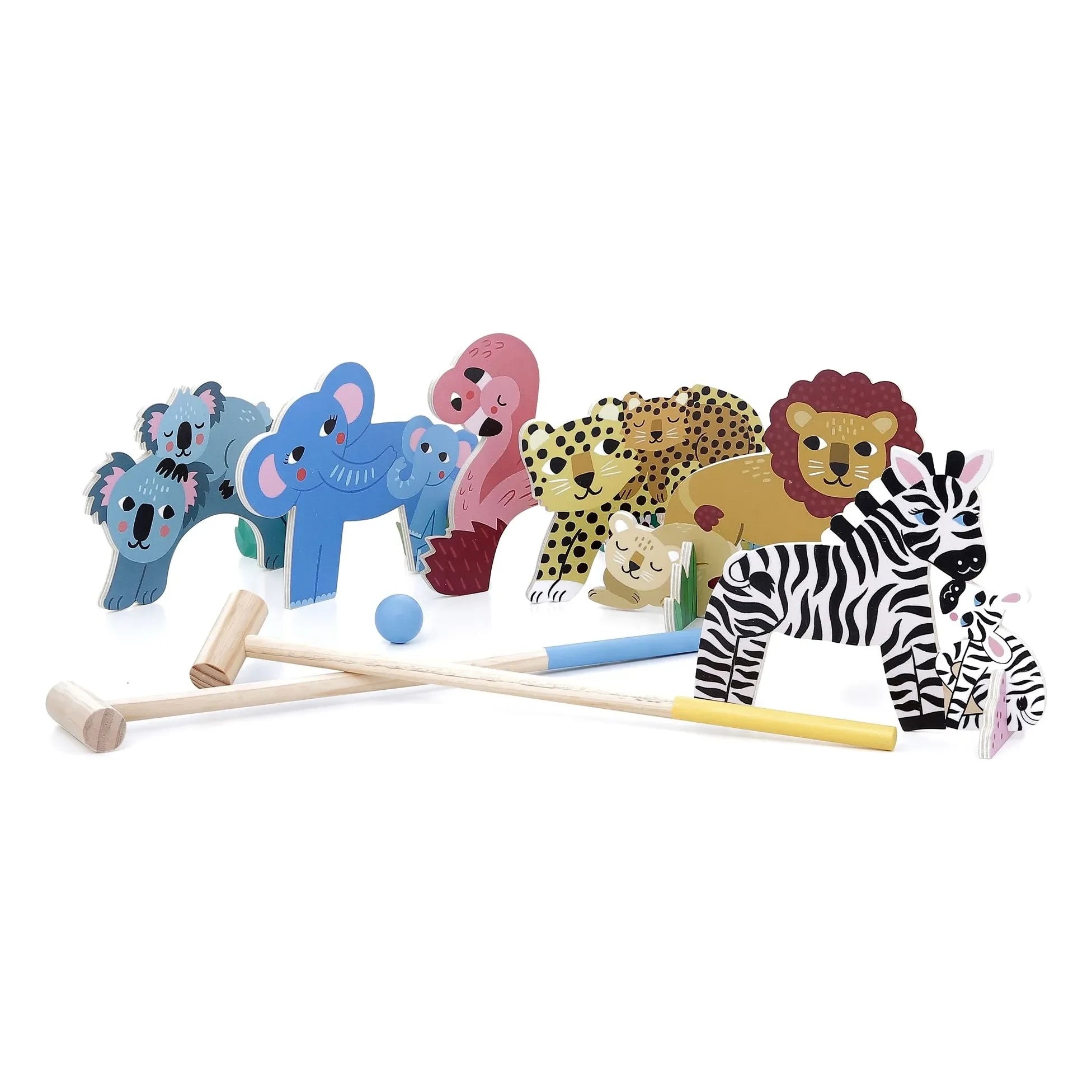 Vilac - Croquet de madera Little Safari