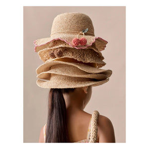 Bonpoint - Sombrero de rafia de línea | Natural