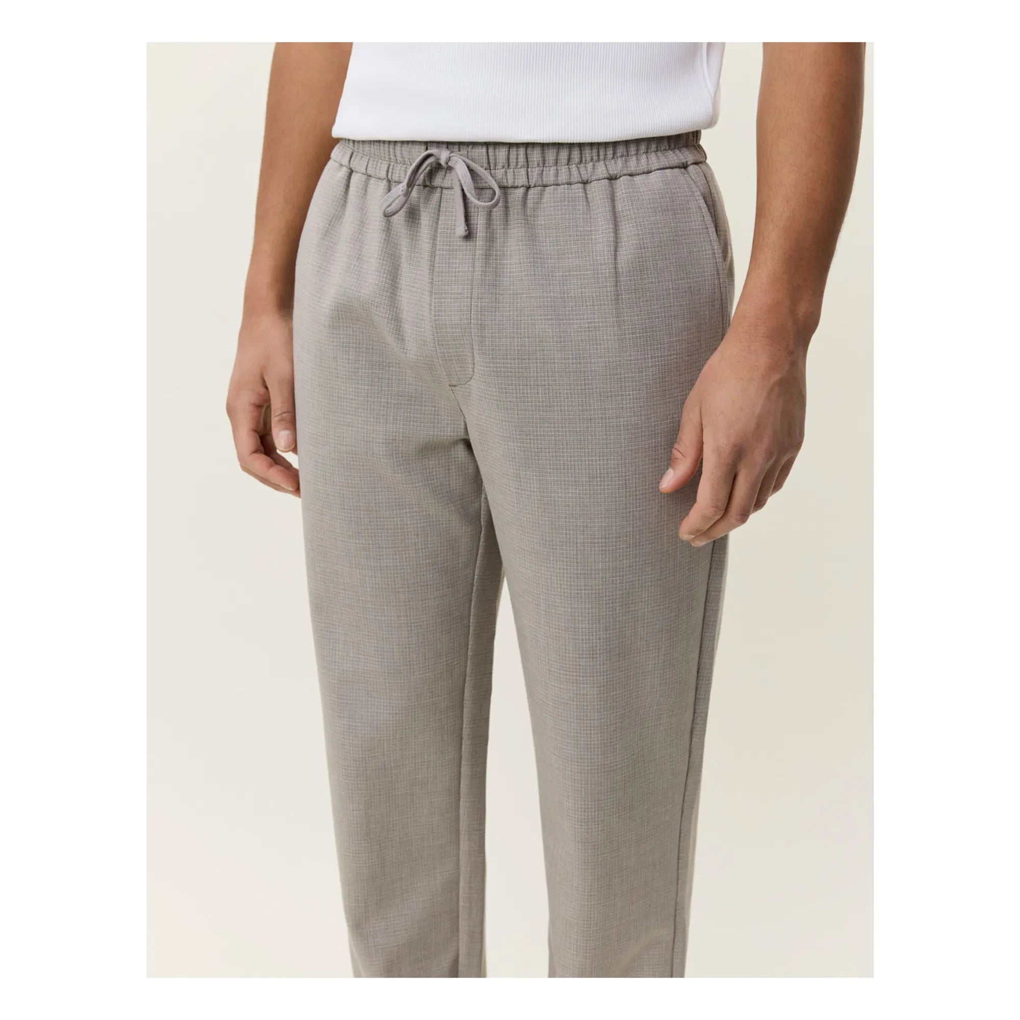 Les Deux - Pantalón mini a cuadros | Beige oscuro