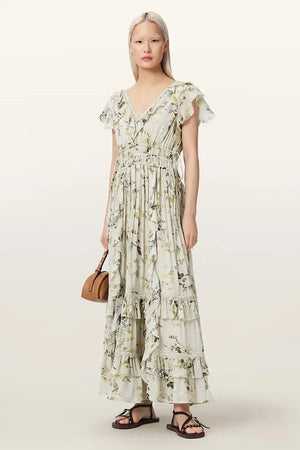 AllSaints Vestido de verano de viscosa CANTO