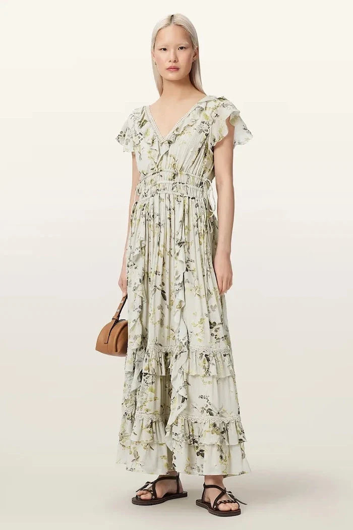 AllSaints Vestido de verano de viscosa CANTO