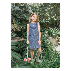 Tutu du Monde - Vestido de tweed Dreamtide | Azul marino
