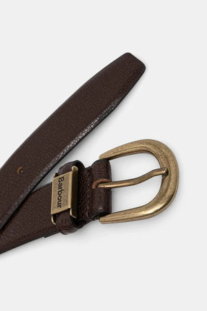 Cinturón de cuero Barbour Clyde para hombre