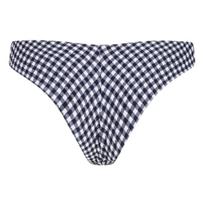 Anja Paris - Parte inferior de bikini Le Canon Vichy | Azul marino