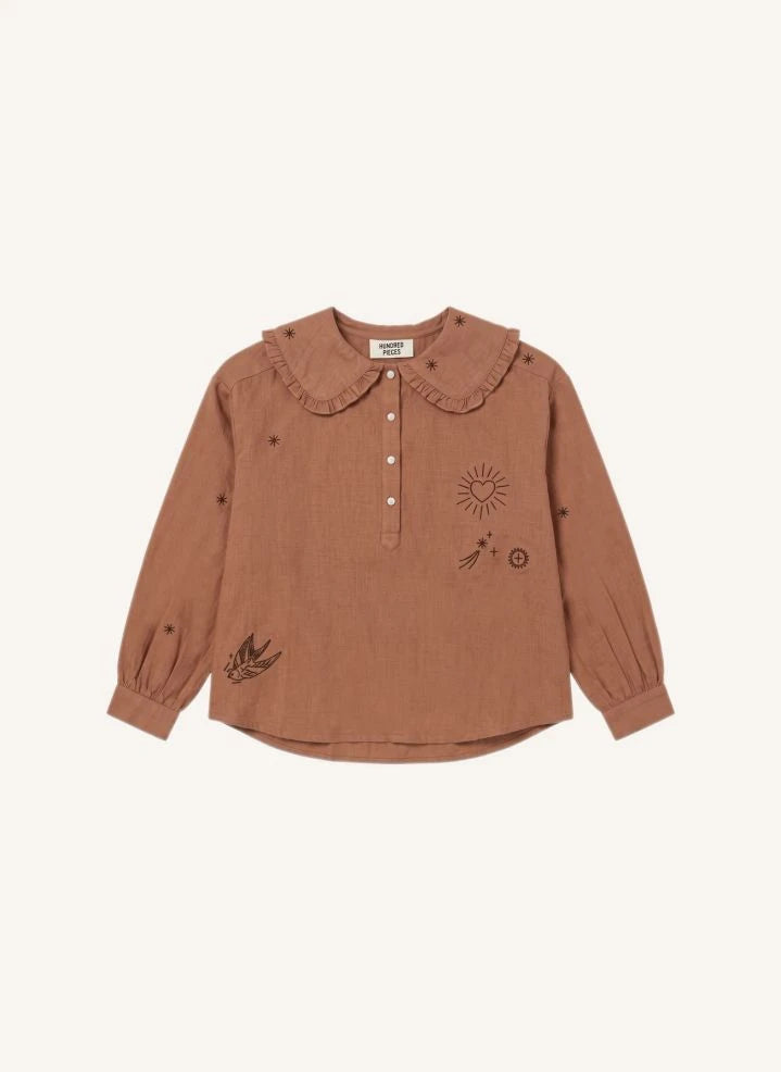 Hundred Pieces - Candy Stars Blusa | Marrón
