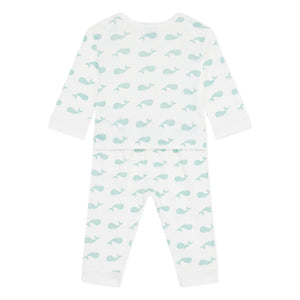 Petit Bateau - Pijama Whale Sleep Well | Crudo
