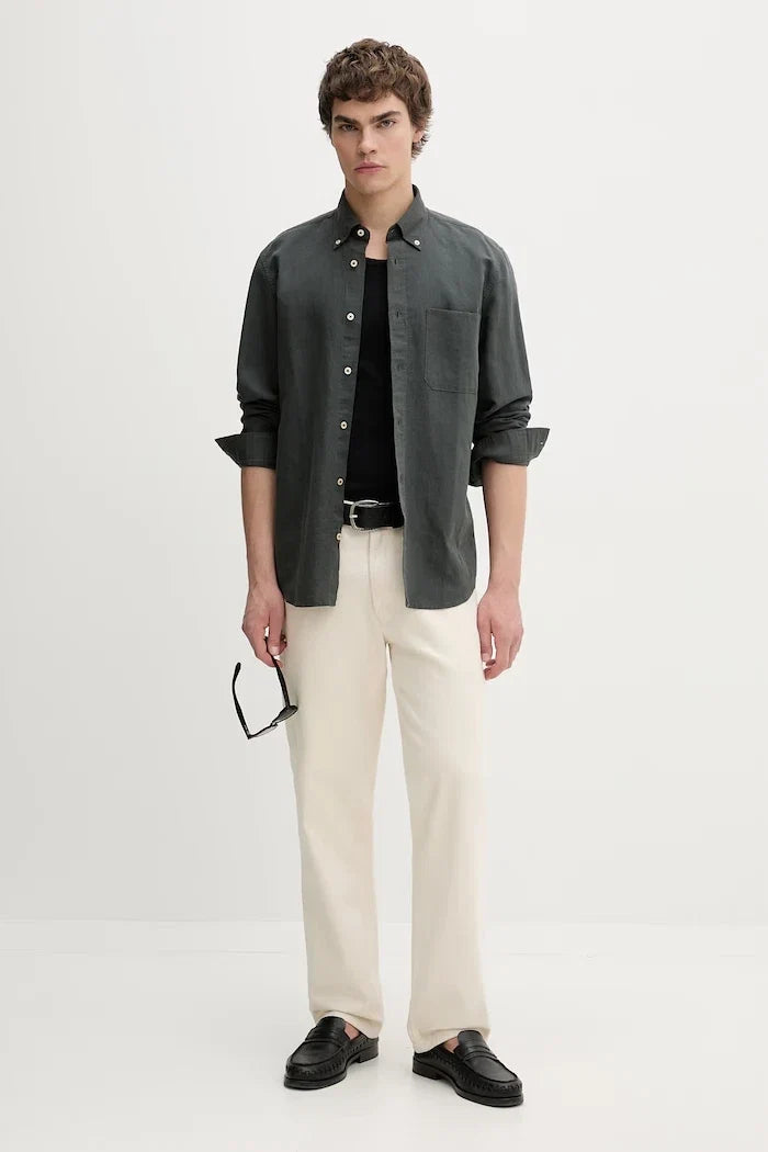 Camisa de lino de hombre Marc O'Polo