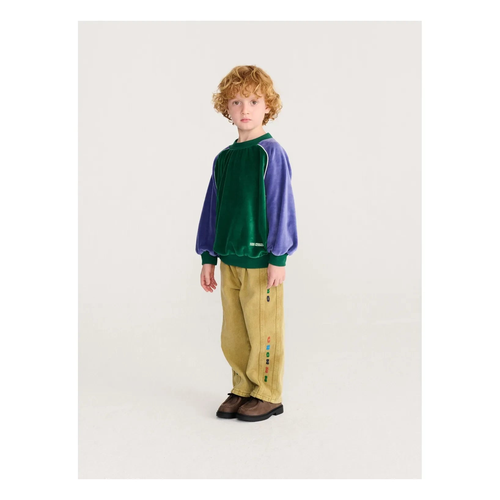 Bobo Choses - Renk Bloklu Terry Sweat | Yeşil