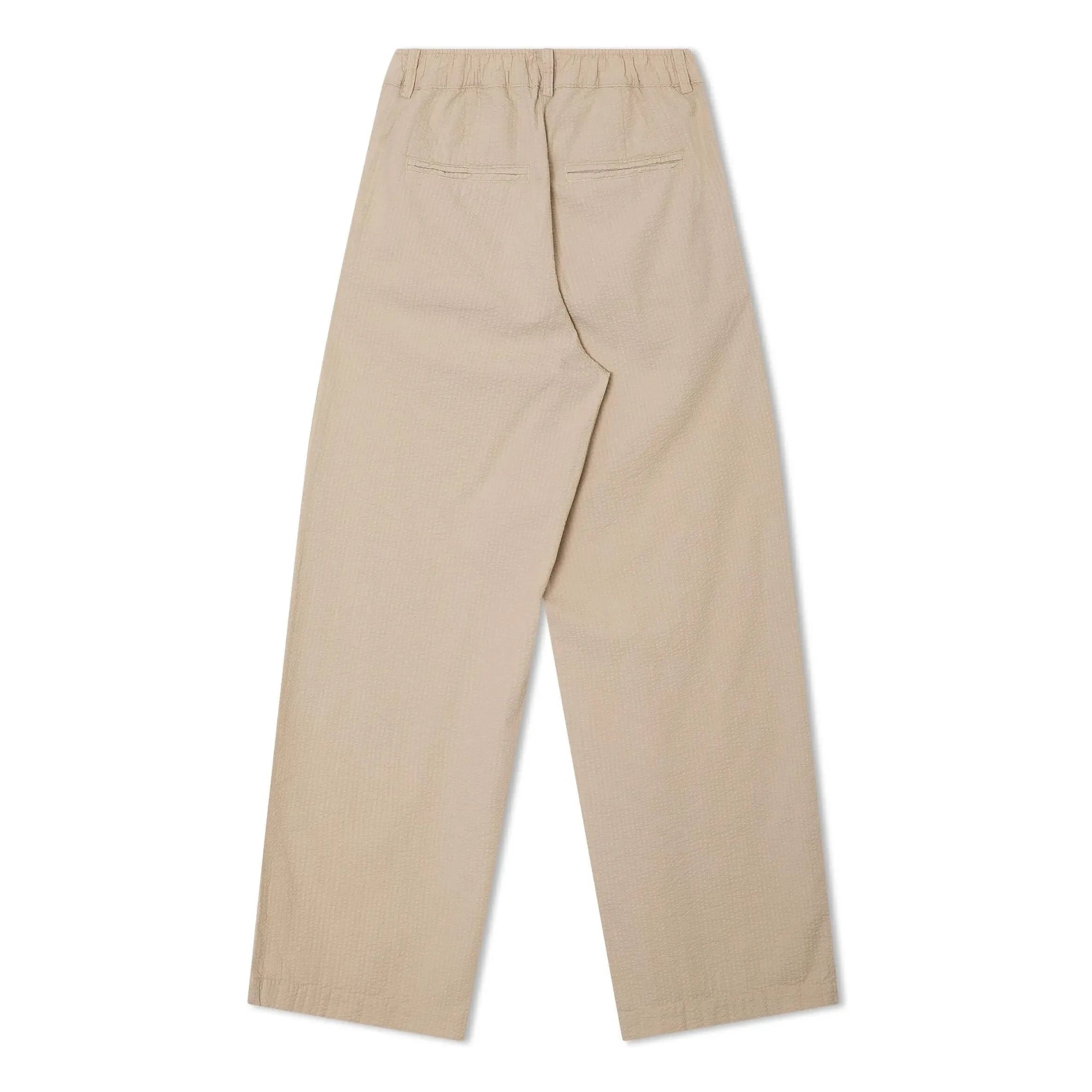 Matona - Pantalón Plisado de Algodón Orgánico | Arena