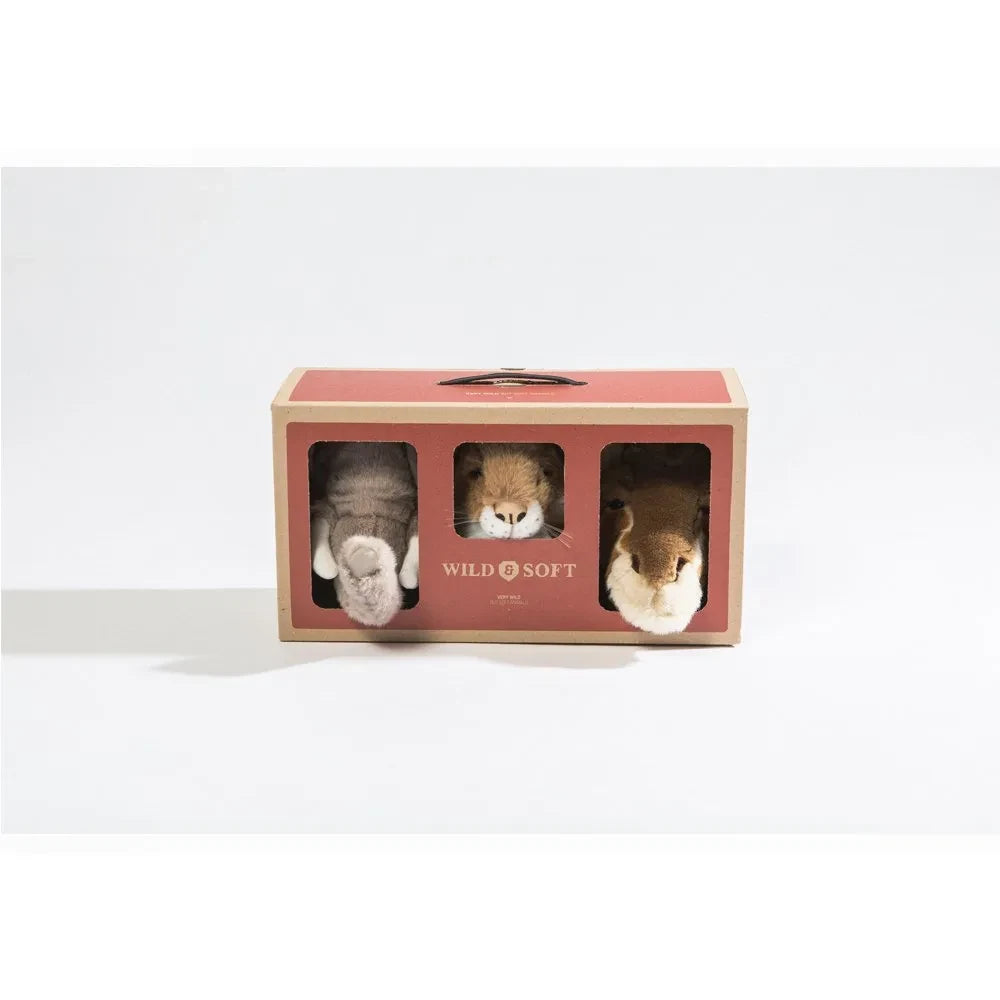 Wild & Soft - Percheros de Pared Safari - Set de 3