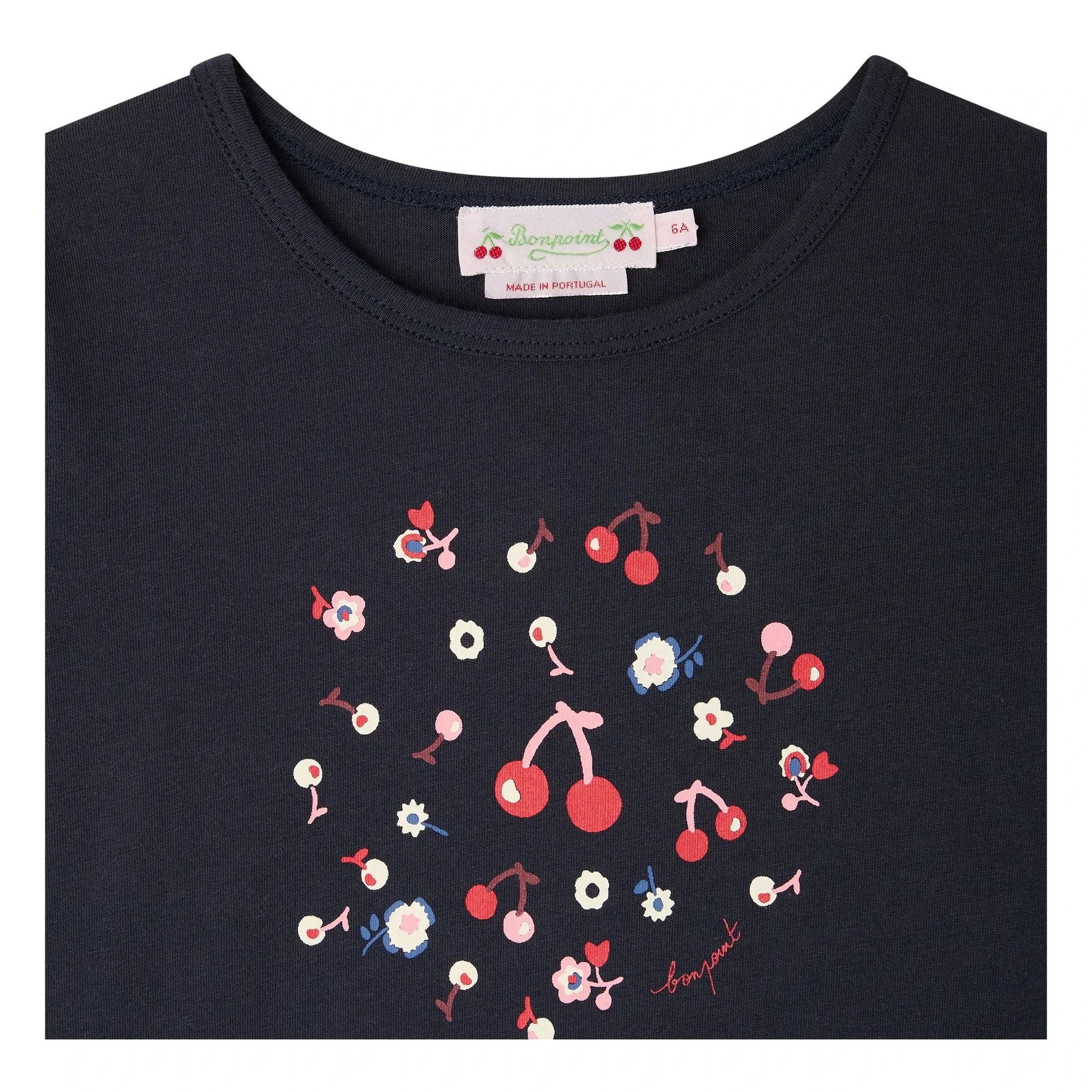 Bonpoint - Camiseta Tidjiane de algodón orgánico | Azul marino