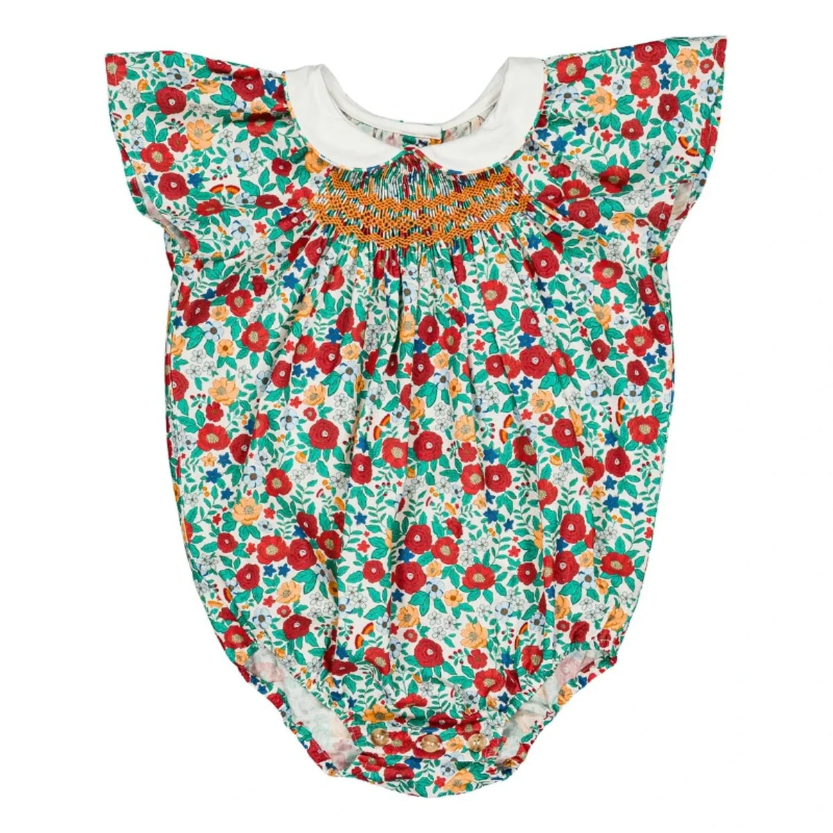 Loir - Mono estampado floral Bilbao | Blanco