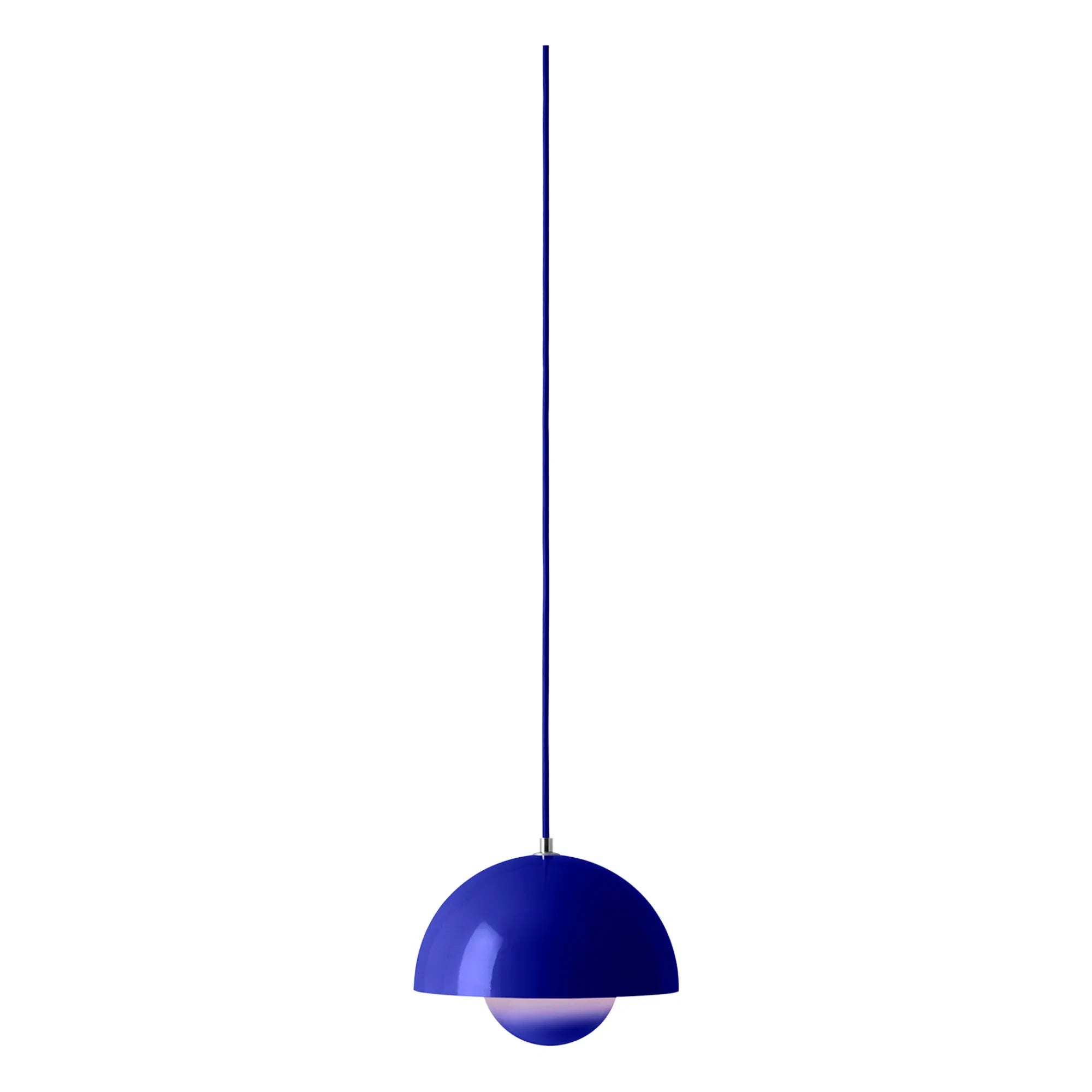 & Tradición - Lámpara colgante Flowerpot VP1, Verner Panton, 1968 | Azul