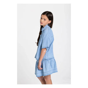 Hundred Pieces - Falda vaquera Kaya | Azul