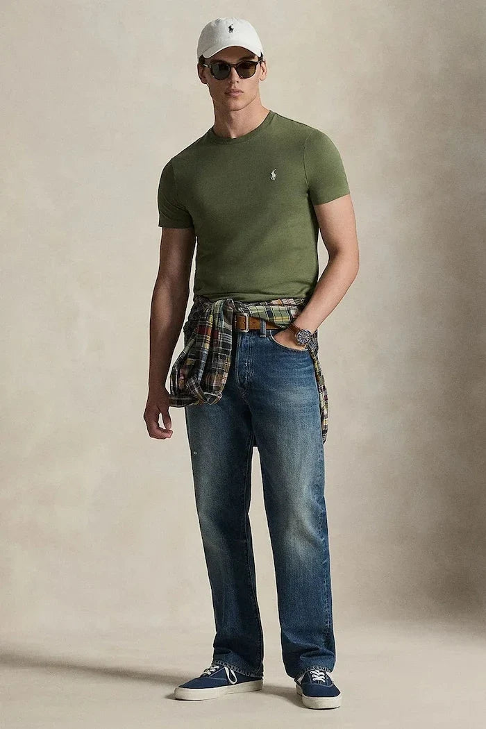 Camiseta básica de algodón Polo Ralph Lauren para hombre