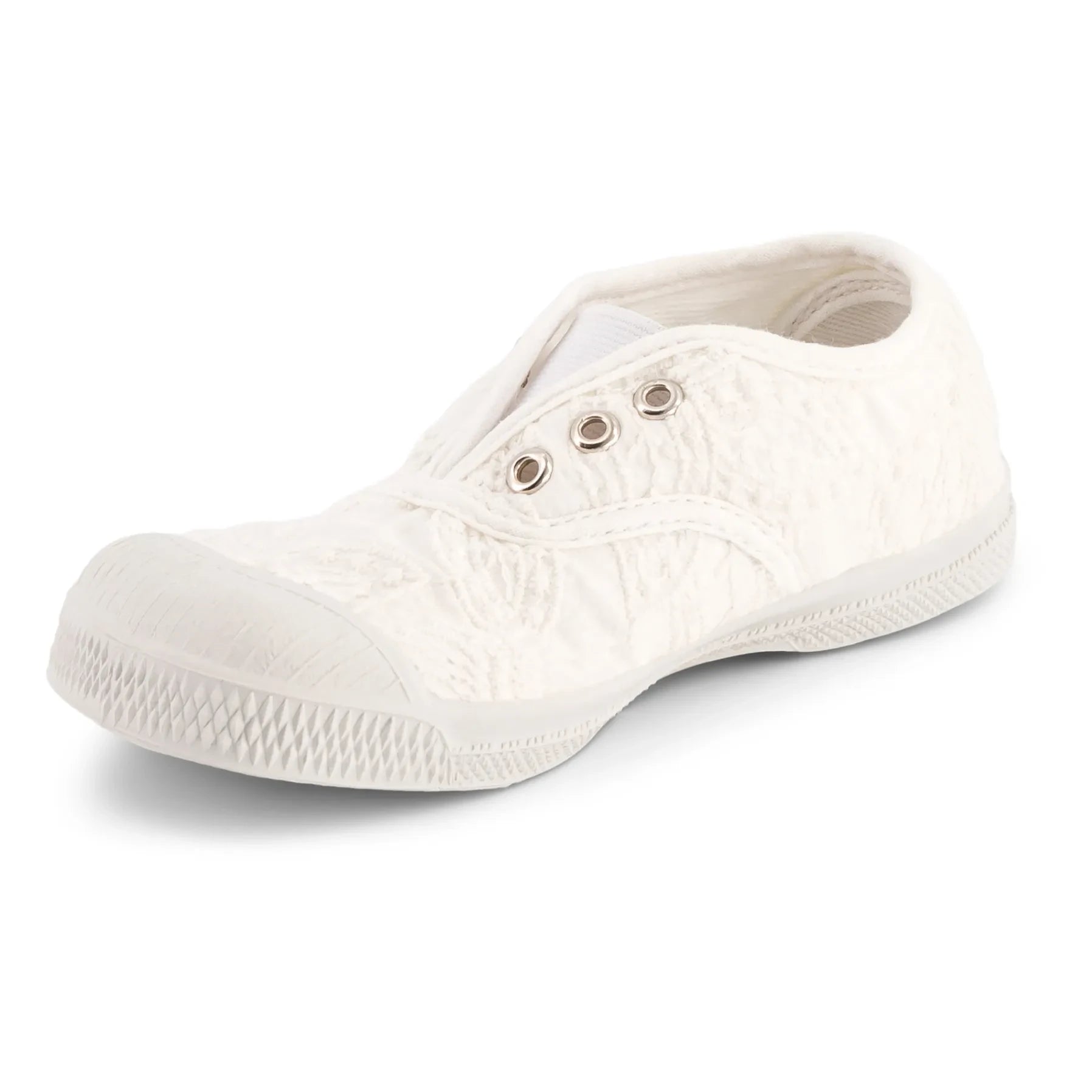 Bensimon - Tennis Elly Broderie Anglaise | Blanco