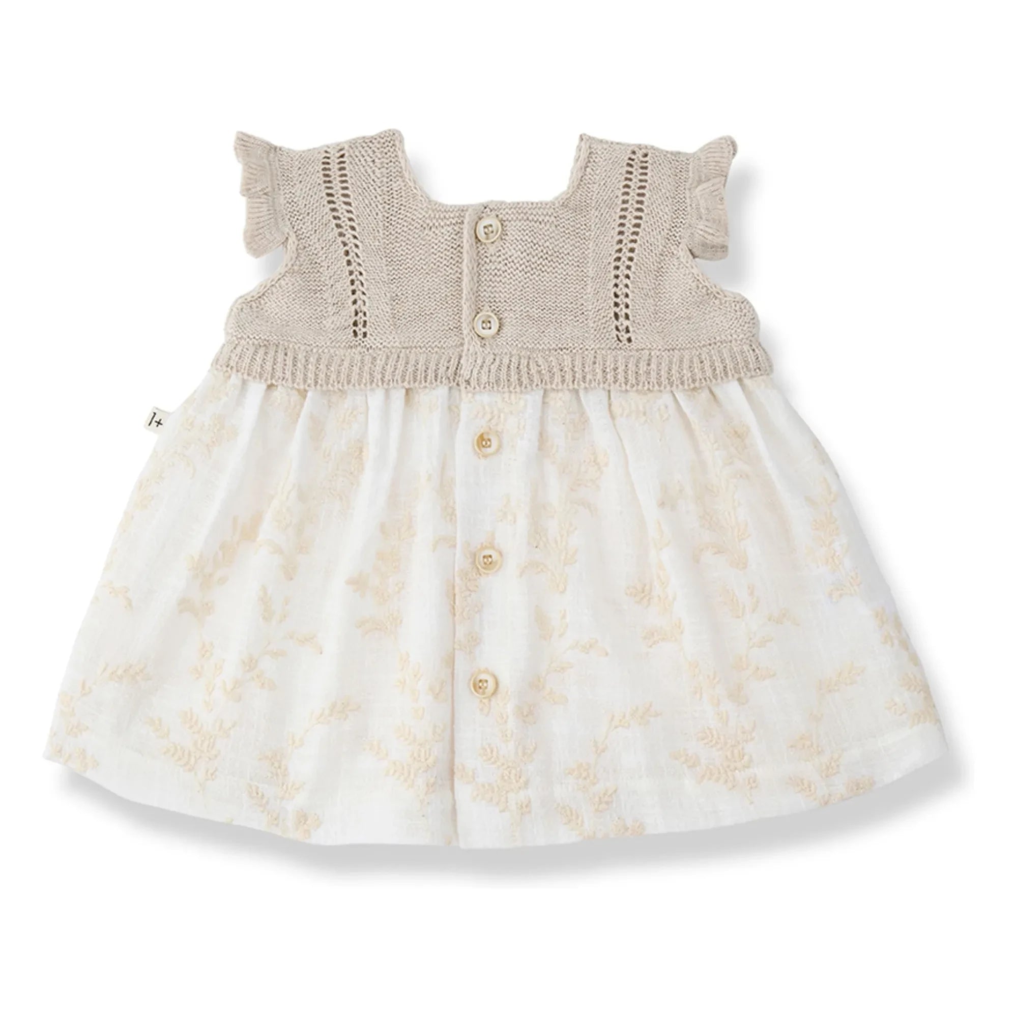 1+ in the family - Vestido Bordado Soana | Crudo