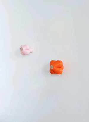 Warren & Laëtitia - Perchas de Pared Amy - Set de 2 | Naranja