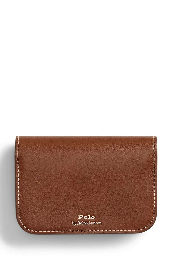 Cartera de cuero Polo Ralph Lauren