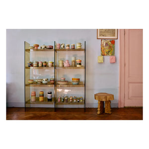 HKliving - Estantería acrílica | Verde oliva