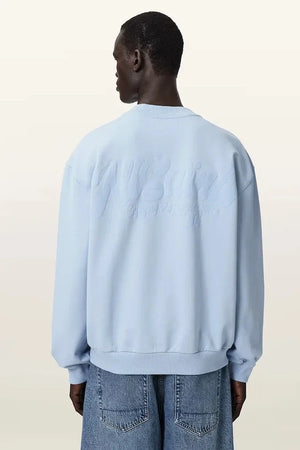 Sudadera extragrande de algodón AllSaints ODYSSEY para hombre