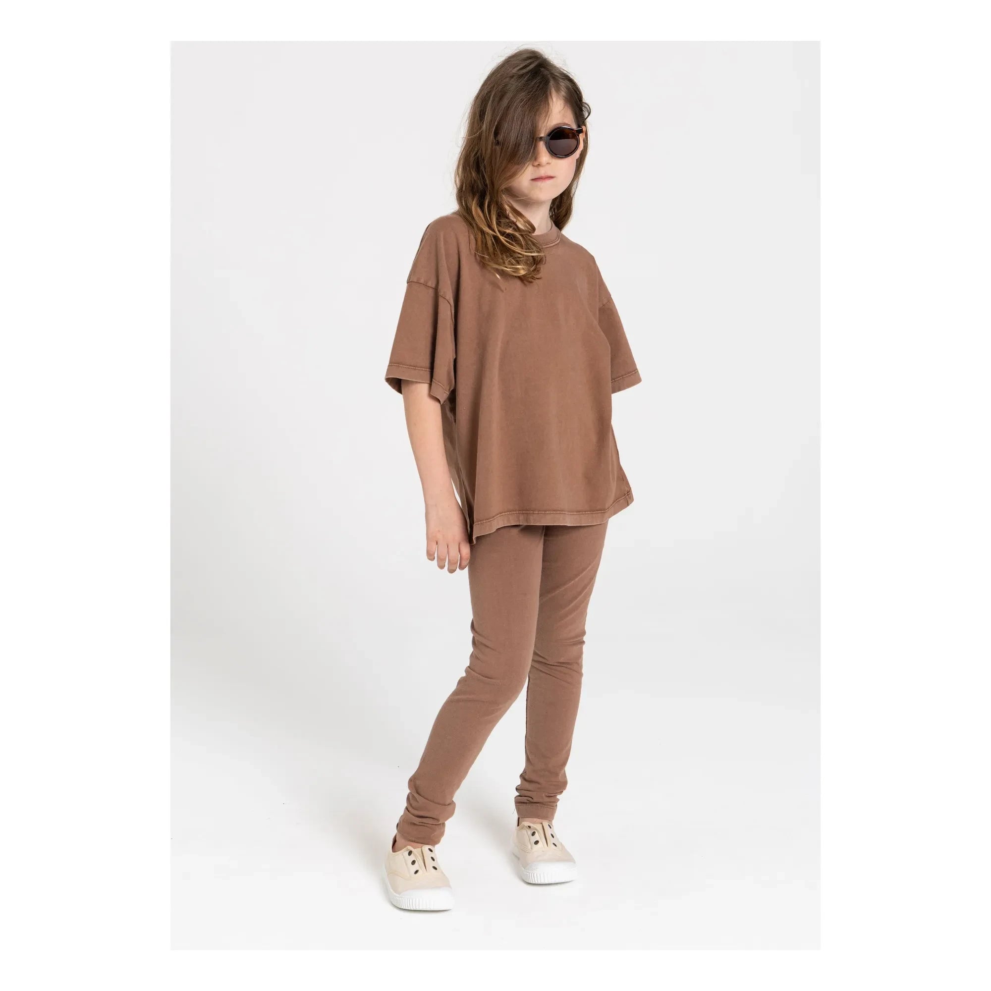 Smallable Kid - Camiseta Liv Algodón orgánico | Marrón