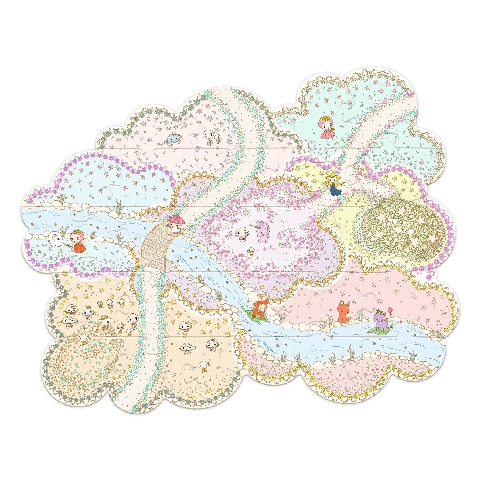 Djeco - Tinyly - Puzzl'Up Lily & Polo