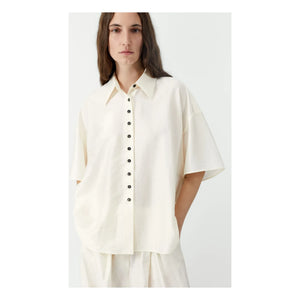 Cordera - Camisa de Manga Corta | Blanco