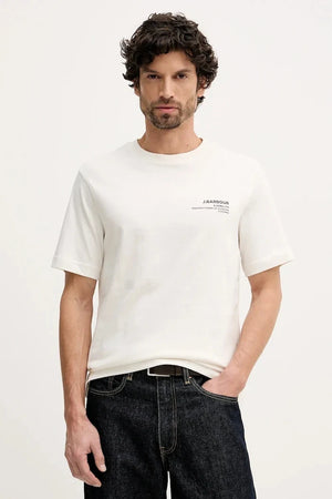 Camiseta de algodón Barbour Parkend