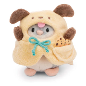 Nici - Peluche hámster Shai con disfraz de perro | Beige