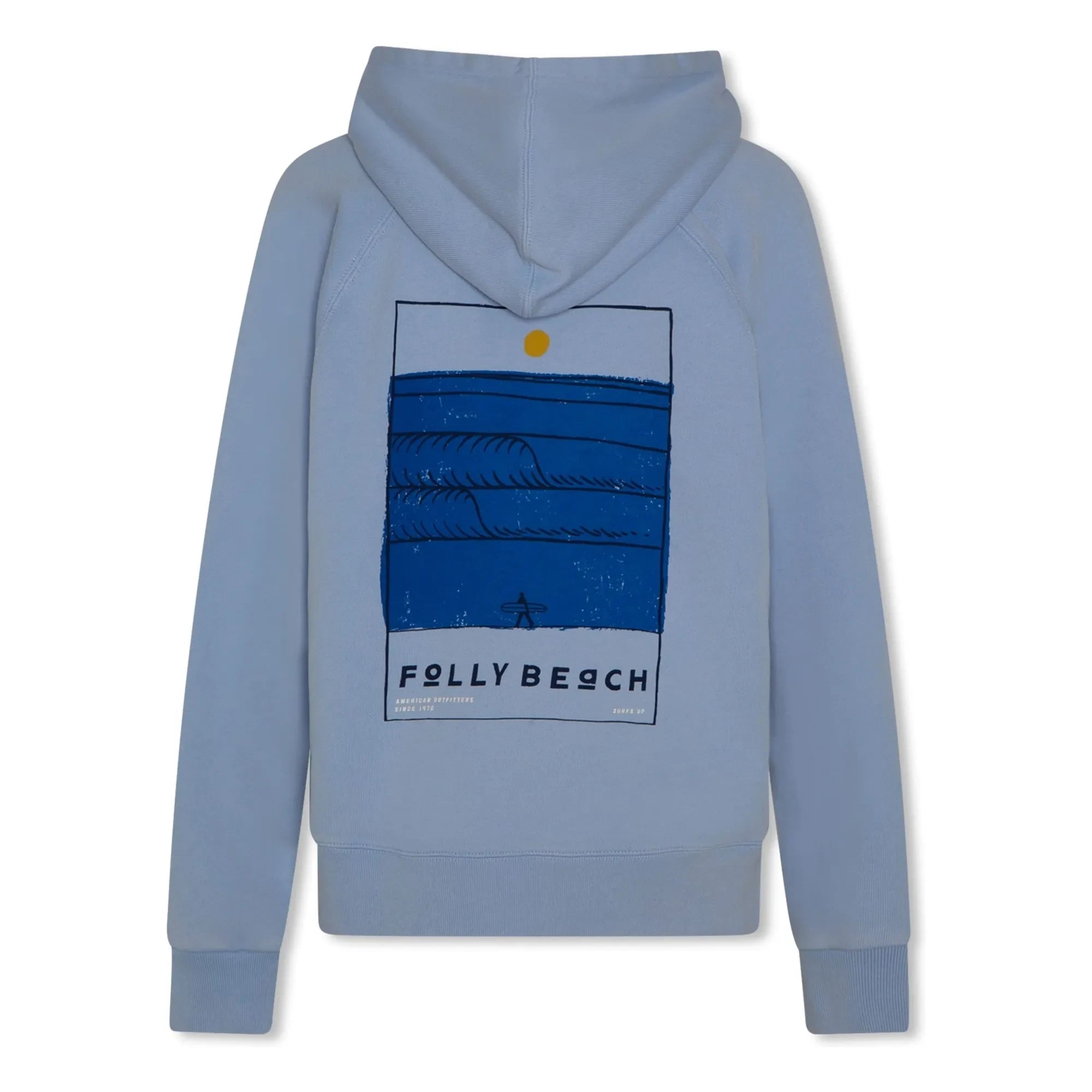 AO76 - Sudadera Clyde Folly de algodón reciclado | Azul Claro