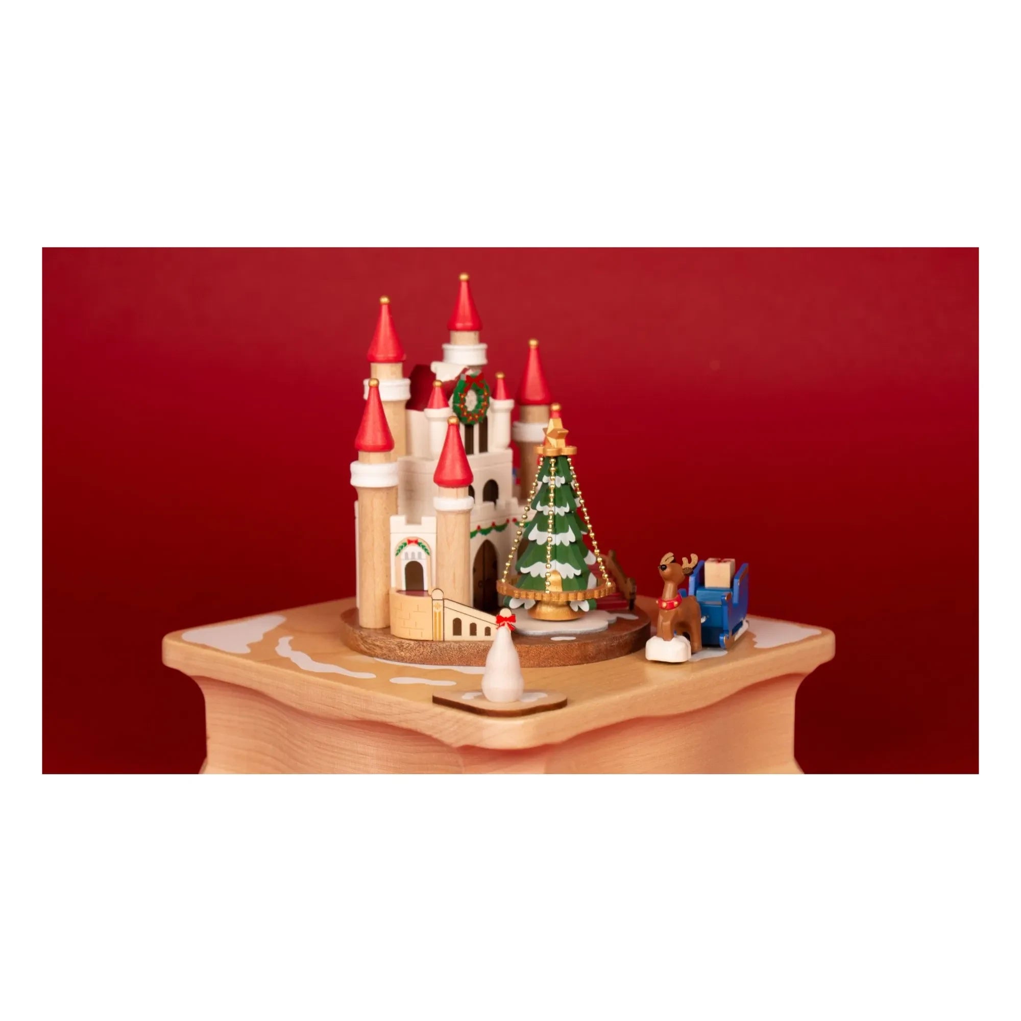 Wooderful life - Caja de música Castillo de Navidad