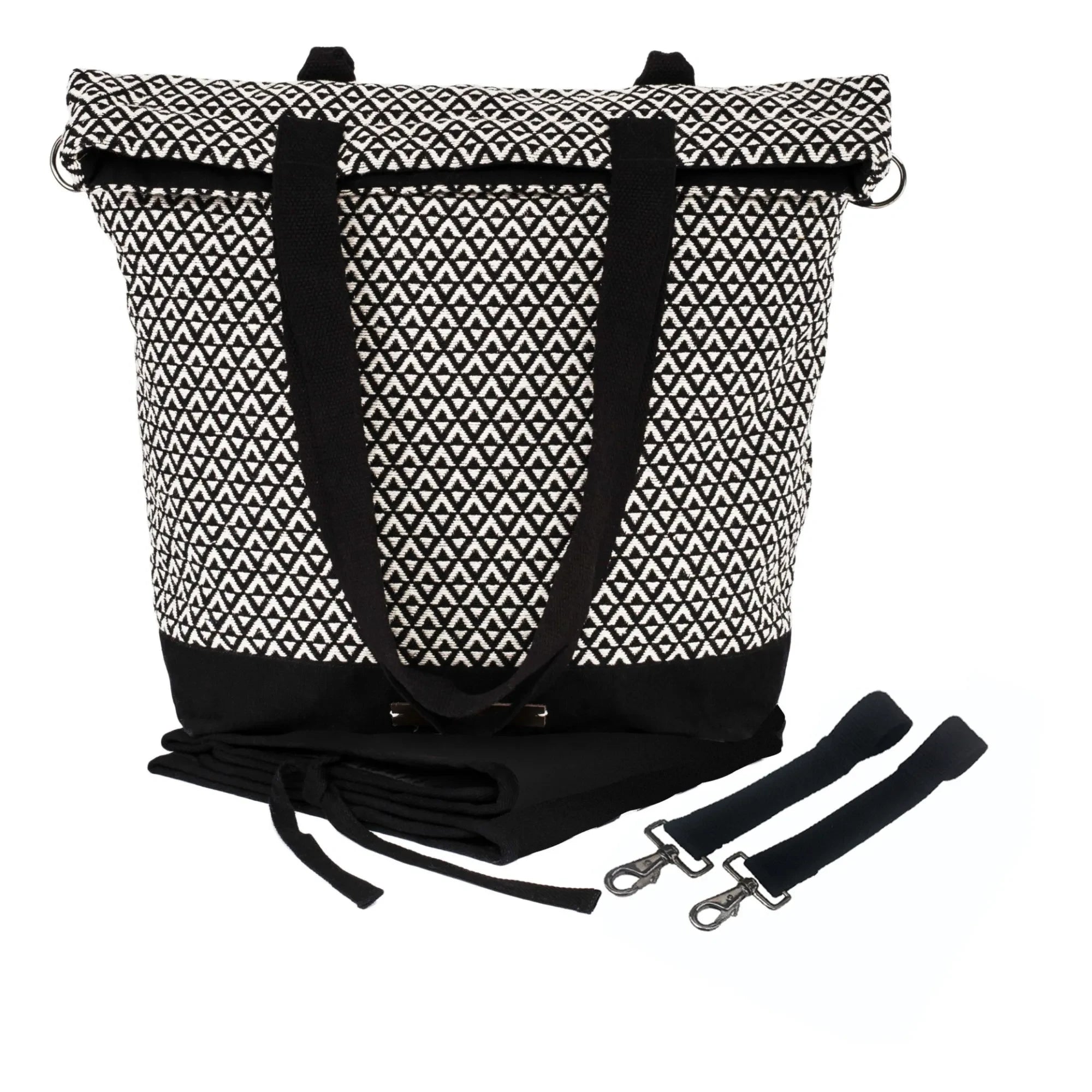 Mara Mea - Çok Konumlu Alt Değiştirme Çantası | Siyah