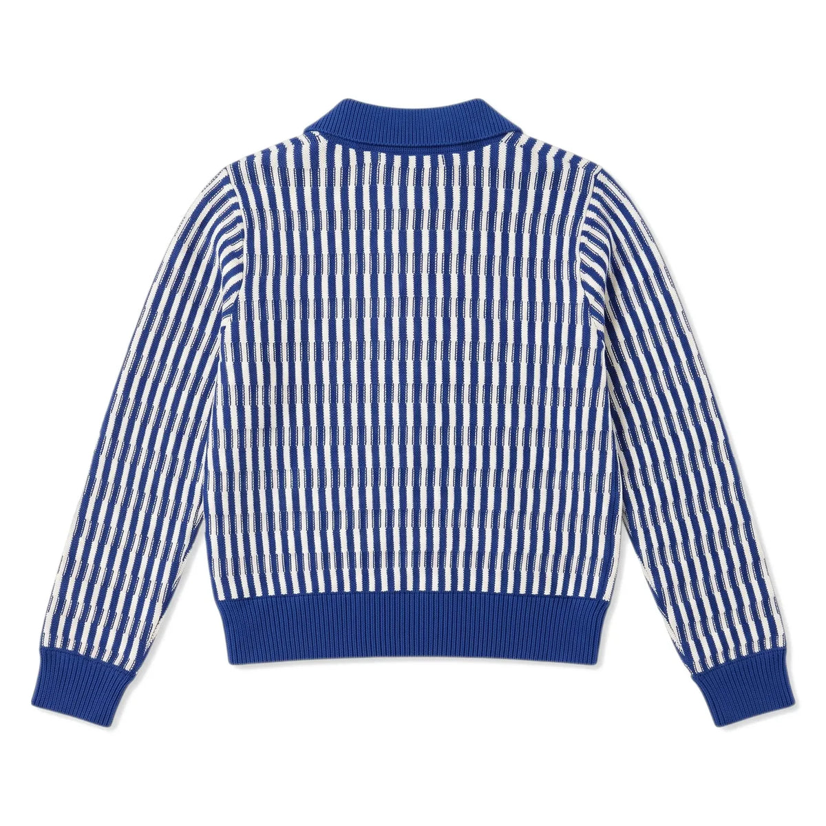Smallable Kid - Zia Jersey Polo a Rayas | Azul eléctrico
