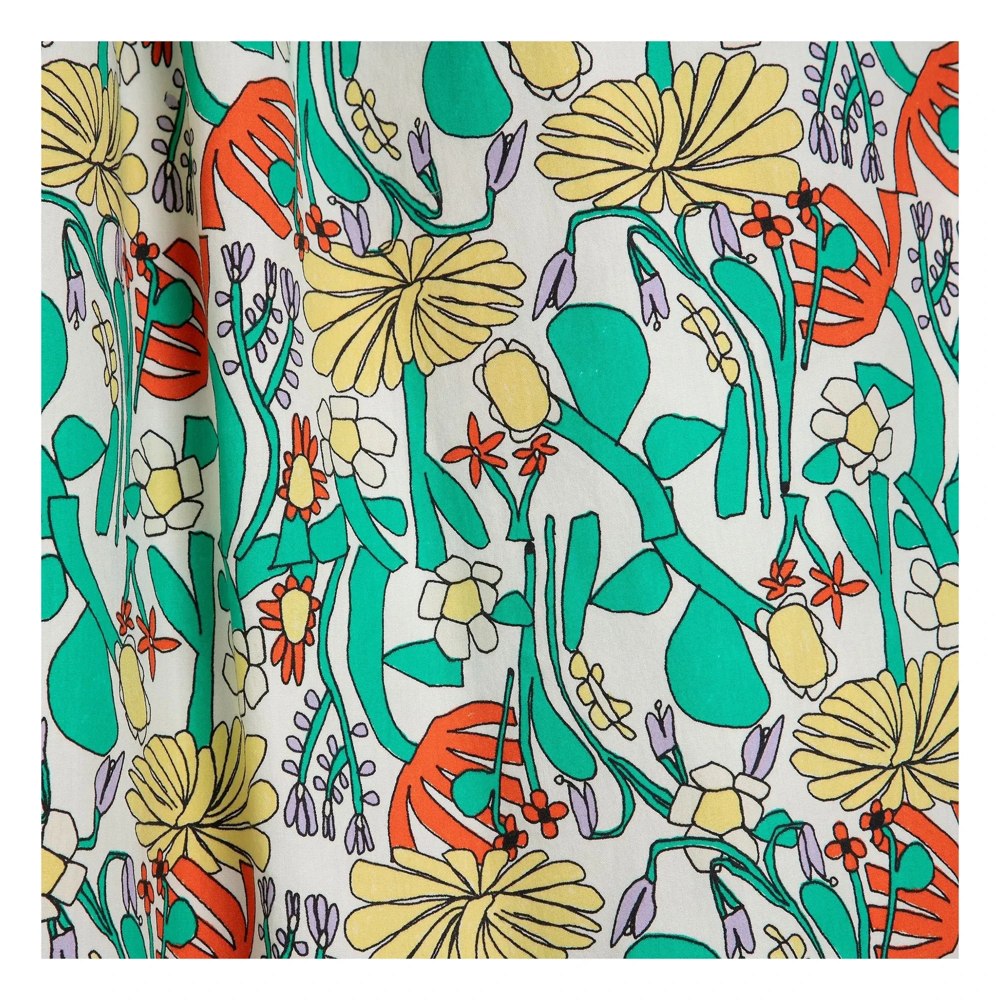 Bobo Choses - Vestido de algodón orgánico sin tirantes Herbalist | Crudo