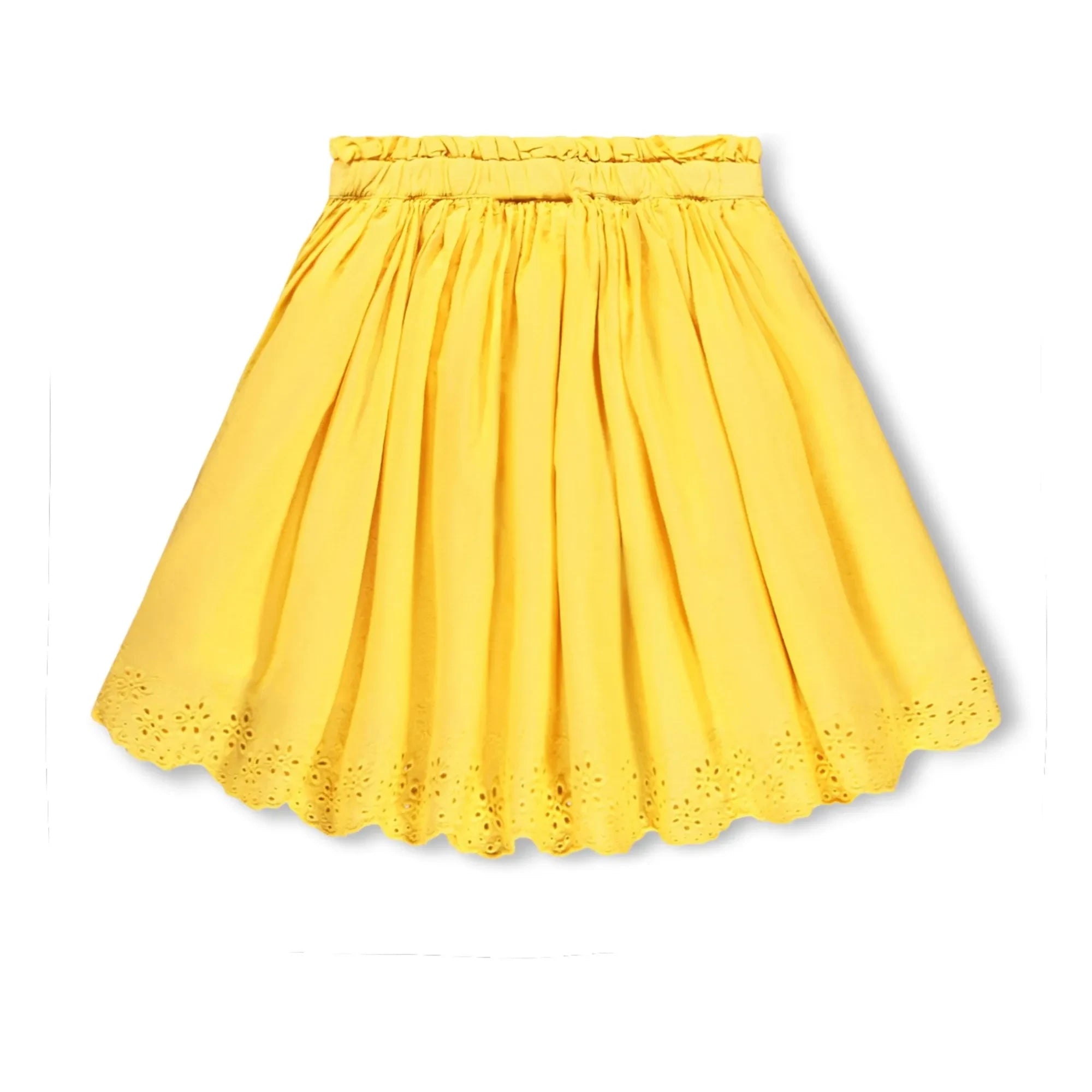 Molo - Falda blanca Algodón orgánico | Amarillo