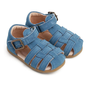 Lazare - Sandalias de ante Ernest | Azul vaquero