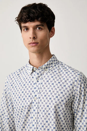 Camisa de algodón Scotch & Soda para hombre