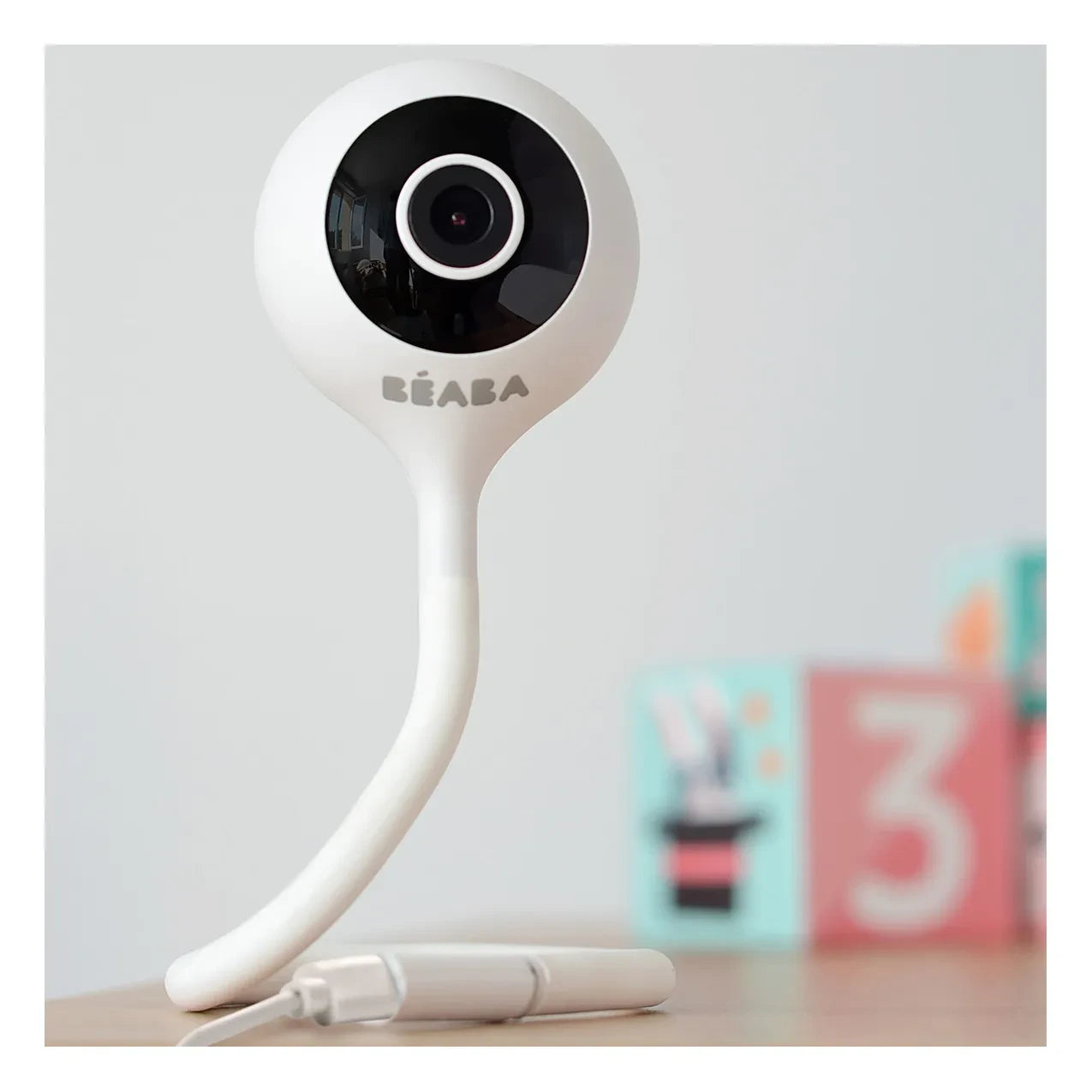 Béaba - Monitor de Bebé Zen Connect (Vídeo y Audio) | Blanco