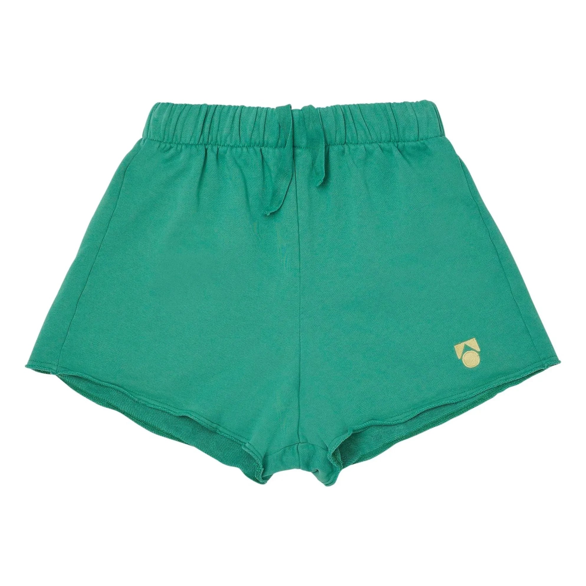 Main Story - Shorts de jogging recortados de algodón orgánico | Verde