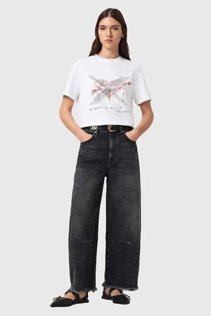 Camiseta de algodón HEARTACHE de AllSaints