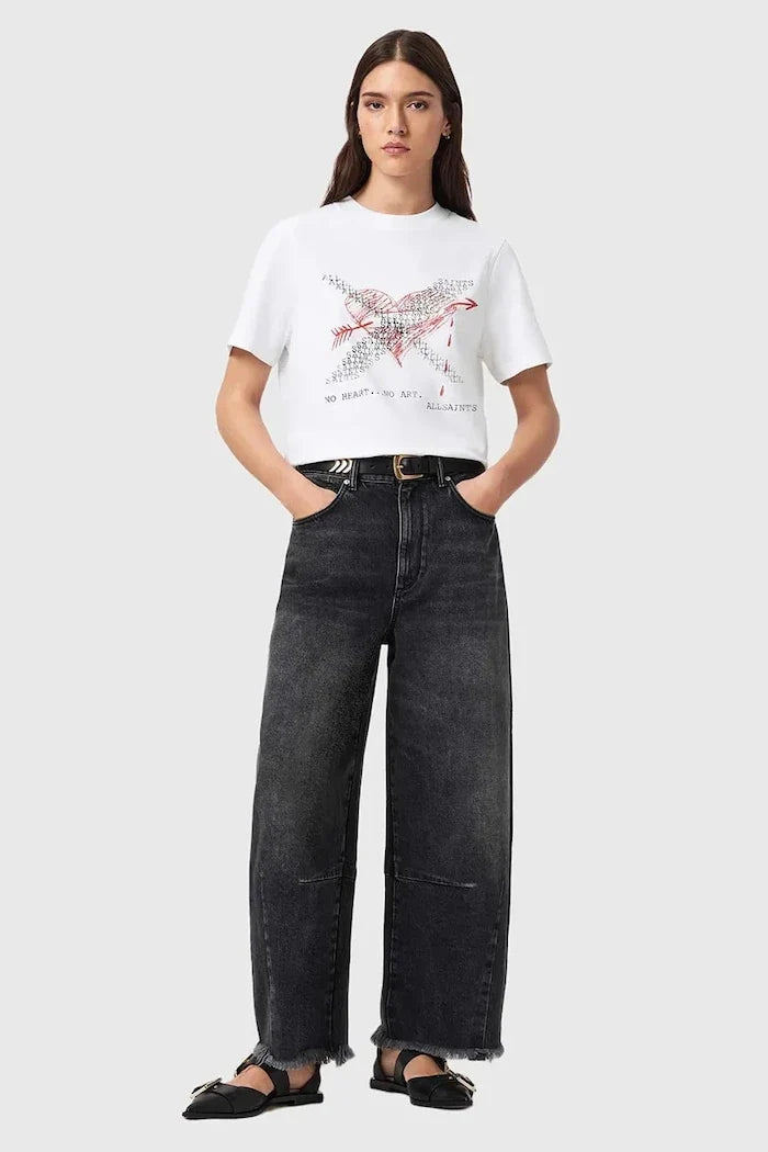 Camiseta de algodón HEARTACHE de AllSaints