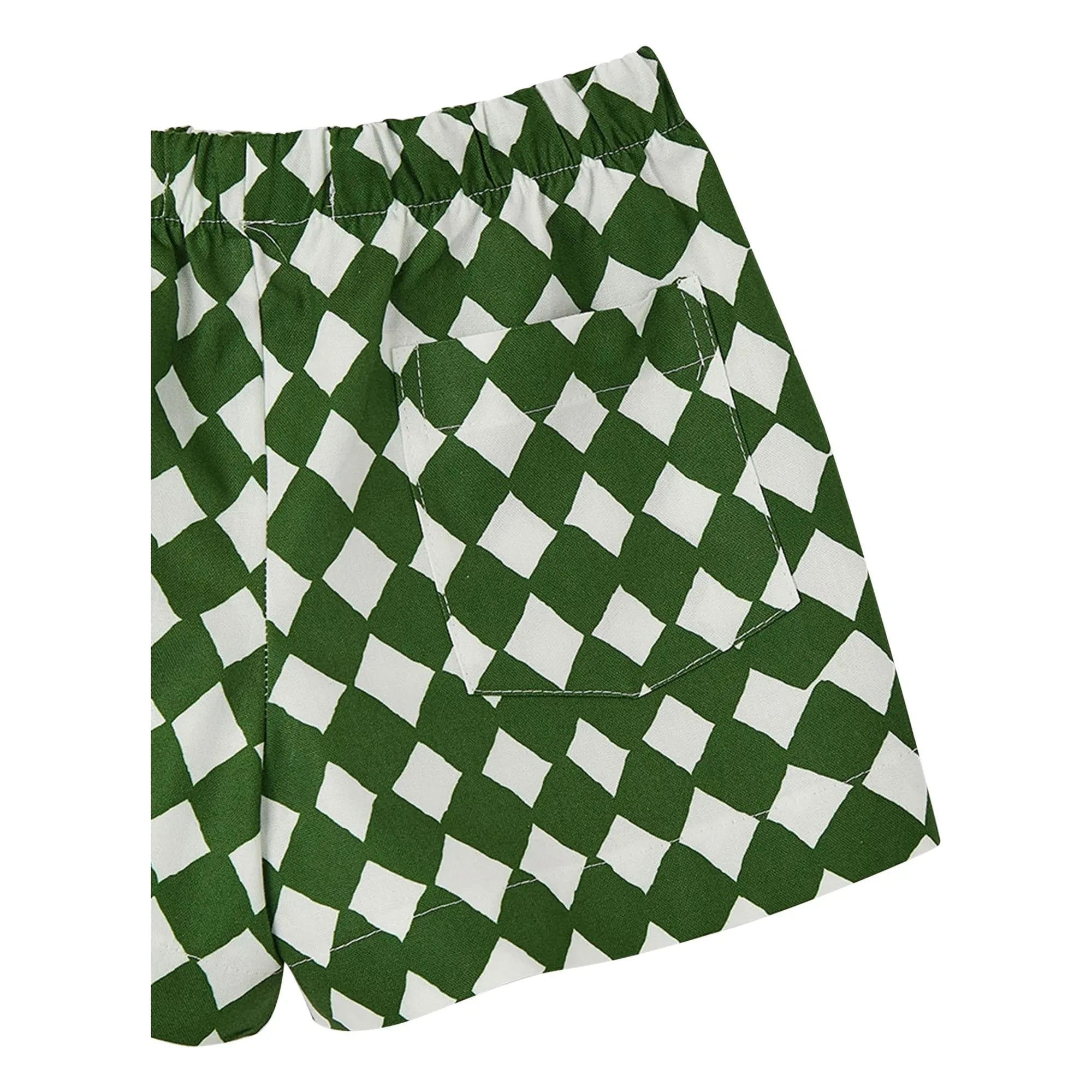 Fabula - Correa Damier Corta | Verde
