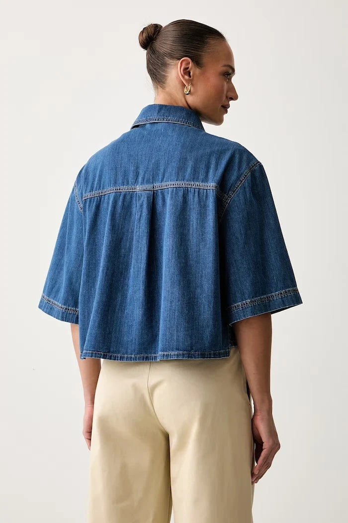Weekend Max Mara Camisa vaquera WKDZANNATA para mujer