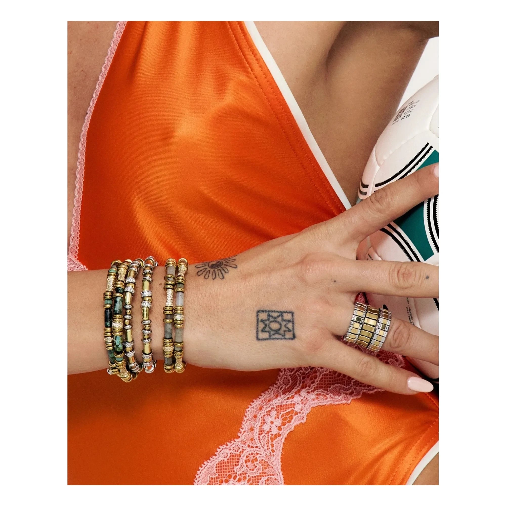Sigal - Pulsera brillante de heridas | Verde