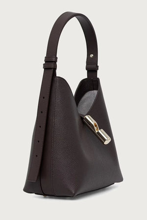 Bolso hobo de piel para mujer Goccia S Hobo