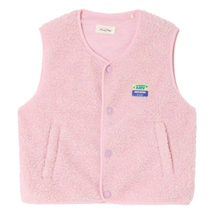 American Vintage - Chaleco sin mangas Sherpa Hoktown | Rosa pálido