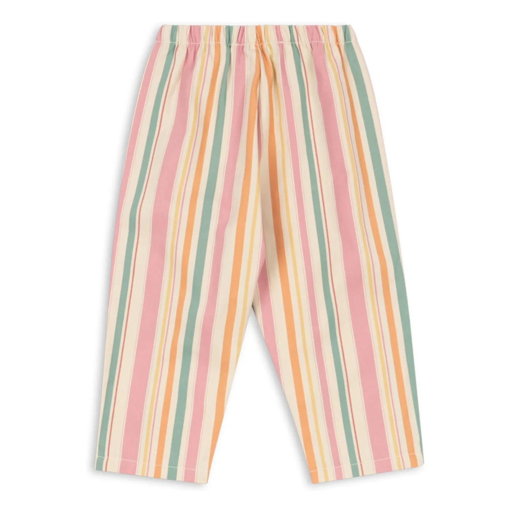 Konges Sløjd - Pantalón de rayas Frankie de algodón orgánico | Rosa